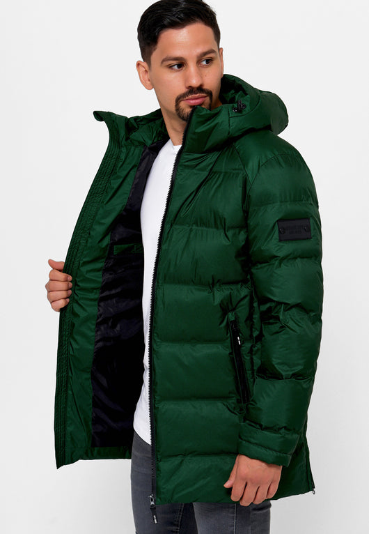 Indicode Men's Parkkish Hooded Winter Parka