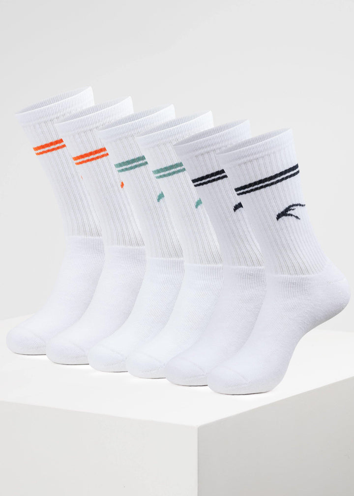 Indicode Herren Marvin 6er Pack Sportsocken aus 75% Baumwolle - INDICODE