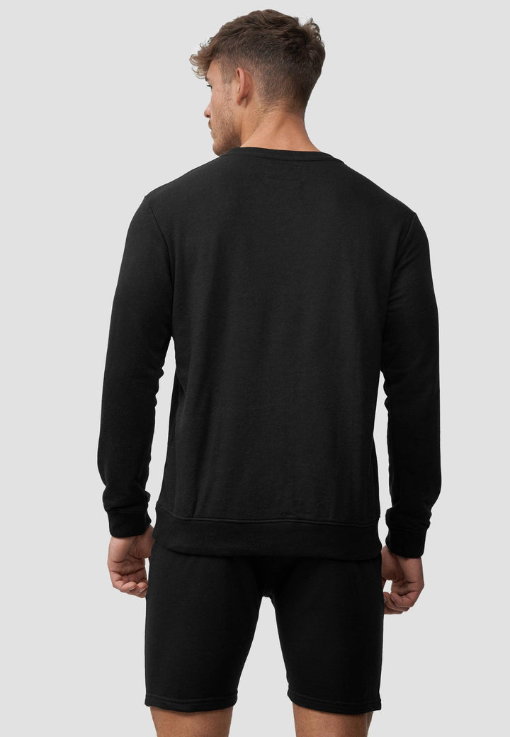 Indicode Herren Baxter Sweatshirt mit Ripp-Bündchen aus Baumwoll-Mix