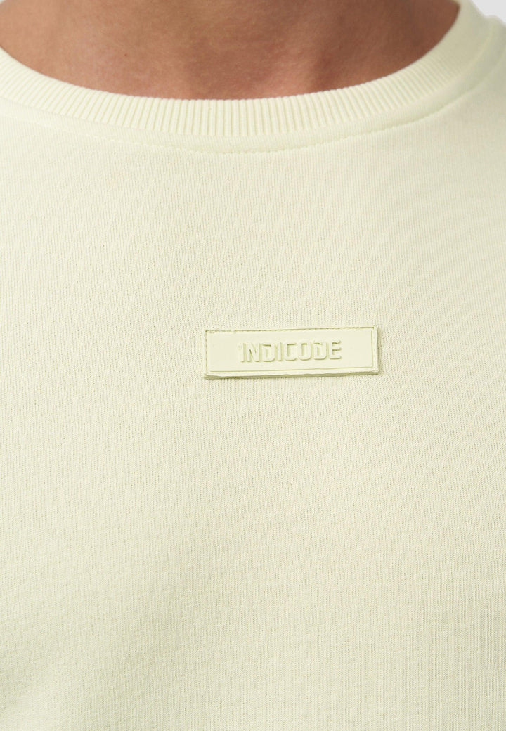 Indicode Herren Baxter Sweatshirt mit Ripp-Bündchen aus Baumwoll-Mix