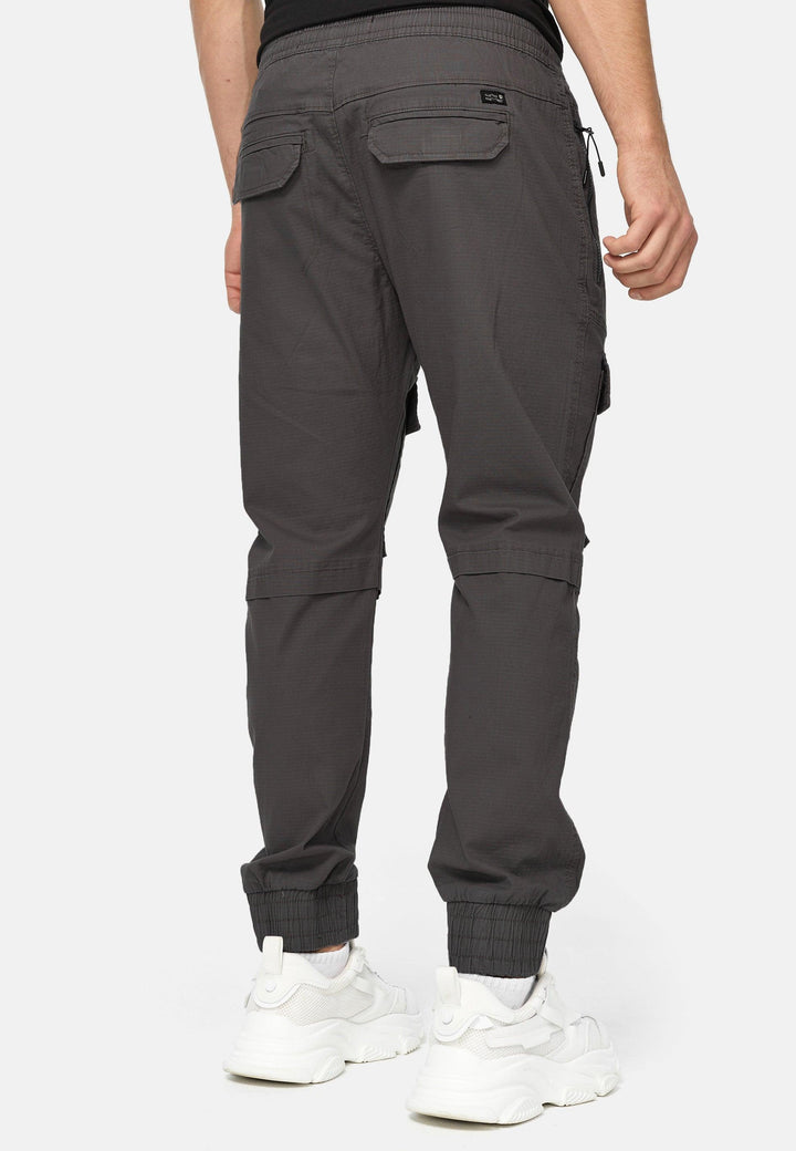 Indicode Herren Dennis Cargohose aus 98% Baumwolle mit 6 Taschen - INDICODE
