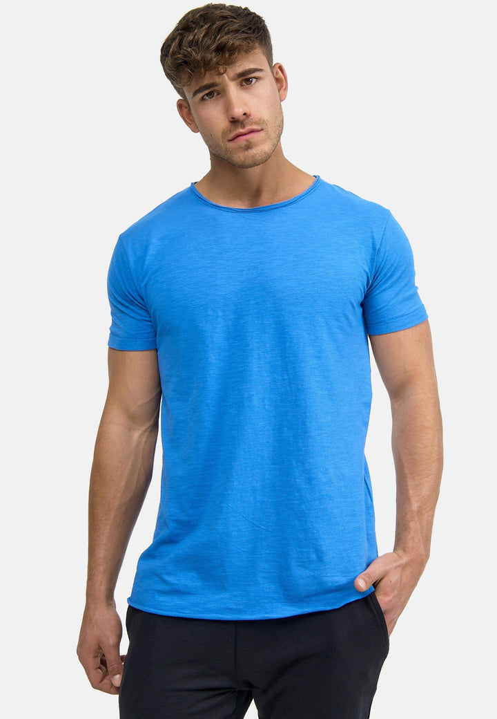 Indicode Herren Willbur Tee T-Shirt mit Rundhals-Ausschnitt aus 100% Baumwolle - INDICODE