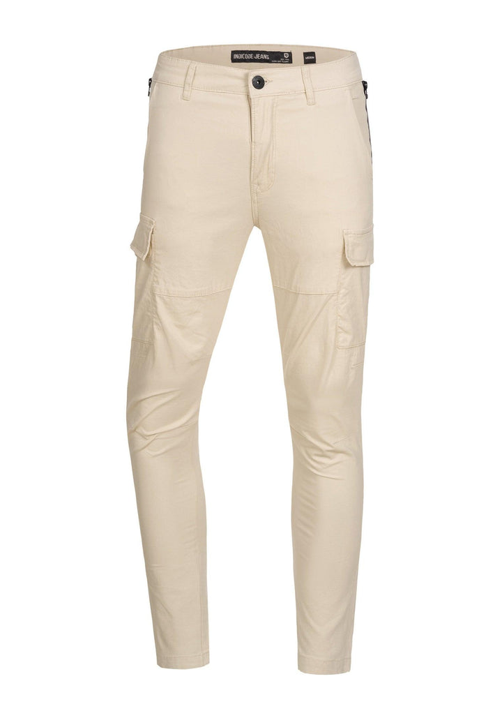 Indicode Herren Mathews Cargohose aus Baumwolle mit 8 Taschen - INDICODE