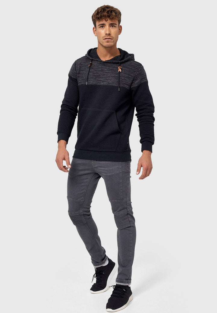 Indicode Herren Saunders Sweatshirt mit Kapuze - INDICODE